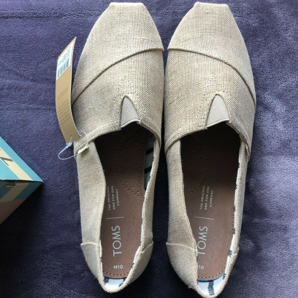 New Toms Classics Unbleached Heritage Canvas Shoe